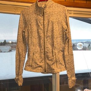 Lululemon Athletica: Jacket, Size 8, Speckled/ Grey